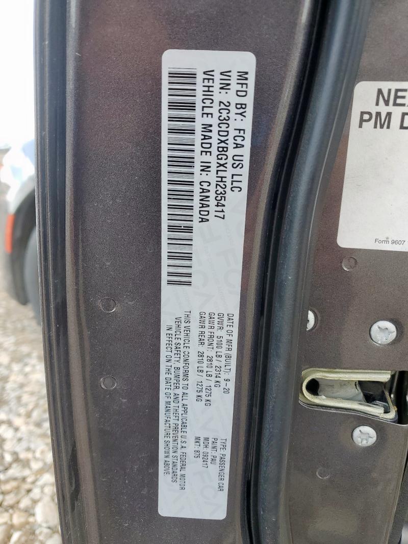 2020 DODGE CHARGER SX - 2C3CDXBGXLH235417