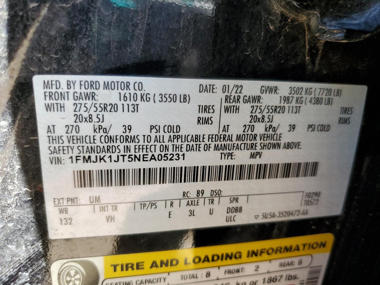 FORD EXPEDITION MAX XLT