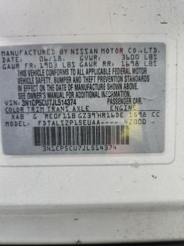 2018 NISSAN KICKS S 3N1CP5CU7JL514374