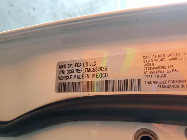 2021 RAM 2500 LARAM 3C6UR5FL7MG534935