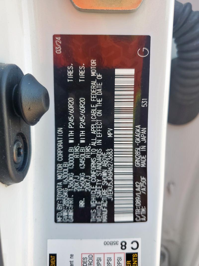 2024 TOYOTA 4RUNNER LIMITED JTEKU5JR6R6273683