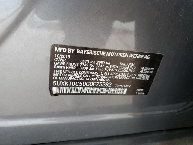 2016 BMW X5 XDR40E 5UXKT0C50G0F75282