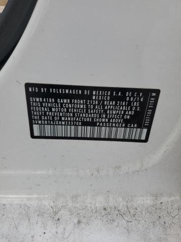 2017 VOLKSWAGEN JETTA SE 3VWDB7AJXHM233708