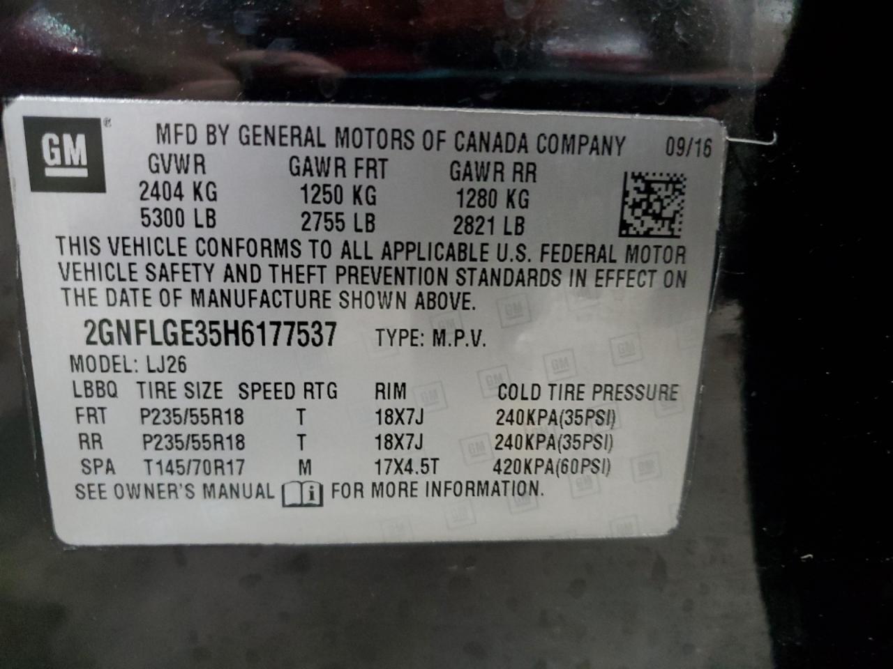 CHEVROLET EQUINOX PREMIER