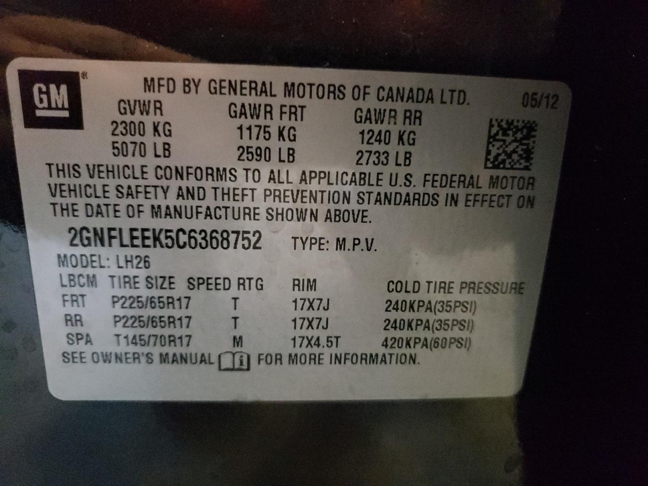 CHEVROLET EQUINOX LT