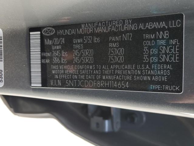 2024 HYUNDAI SANTA CRUZ NIGHT - 5NTJCDDF8RH114654