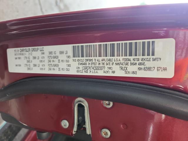 2012 DODGE RAM 1500 S - 1C6RD7KT4CS223377