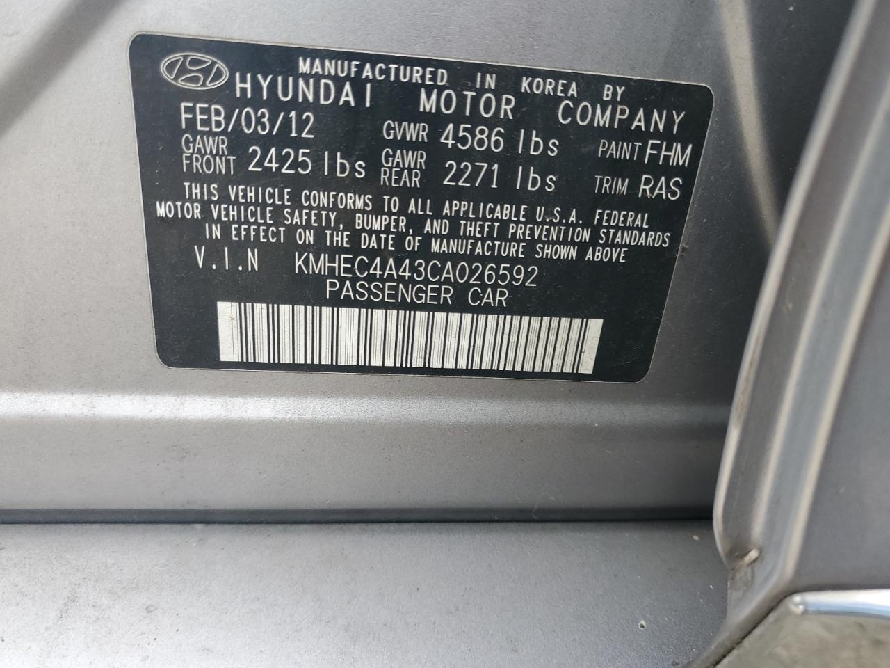 HYUNDAI SONATA HYBRID