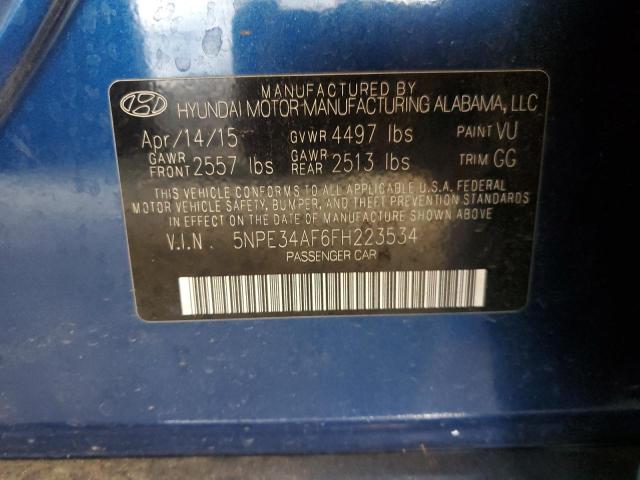 2015 HYUNDAI SONATA SPORT 5NPE34AF6FH223534