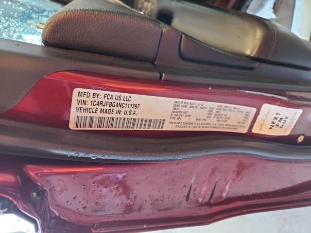 2022 JEEP GRAND CHER - 1C4RJFBG4NC111397