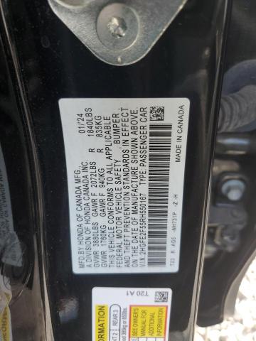 2024 HONDA CIVIC SPORT 2HGFE2F55RH550167