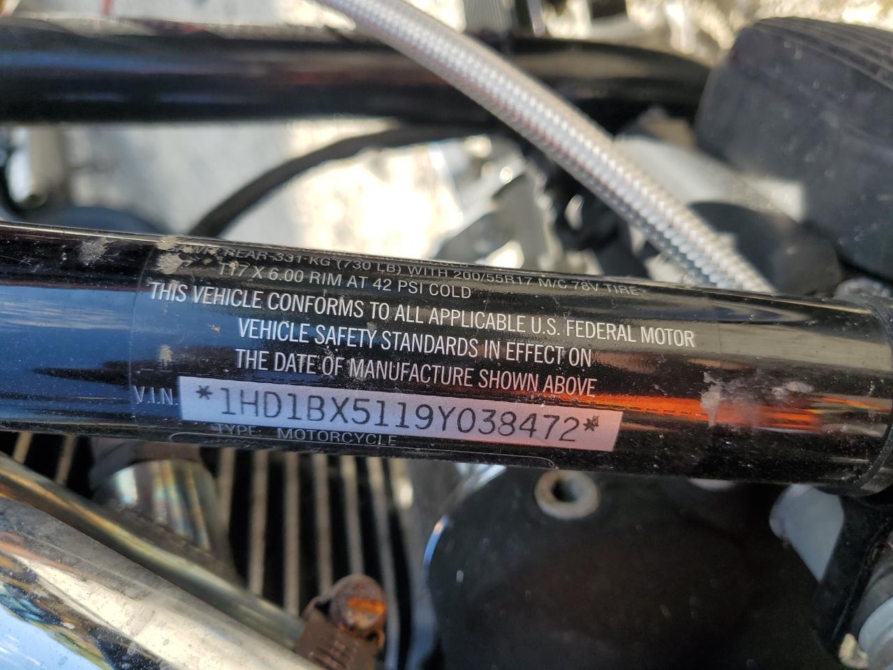 Lot #3315983131 2009 HARLEY-DAVIDSON FLSTF