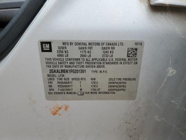2015 GMC TERRAIN SL 2GKALMEK1F6201391