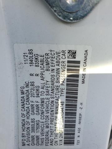 2022 HONDA CIVIC SPORT 2HGFE2F53NH544748