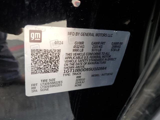 2025 GMC HUMMER PIC 1GT10BDD9SU102664