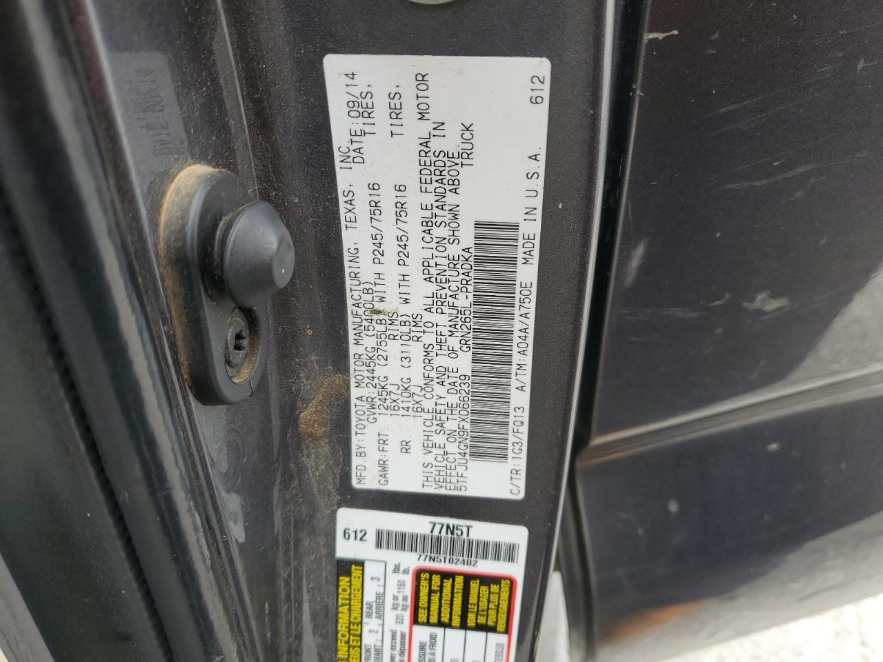 TOYOTA TACOMA DOUBLE CAB PRERUNNER