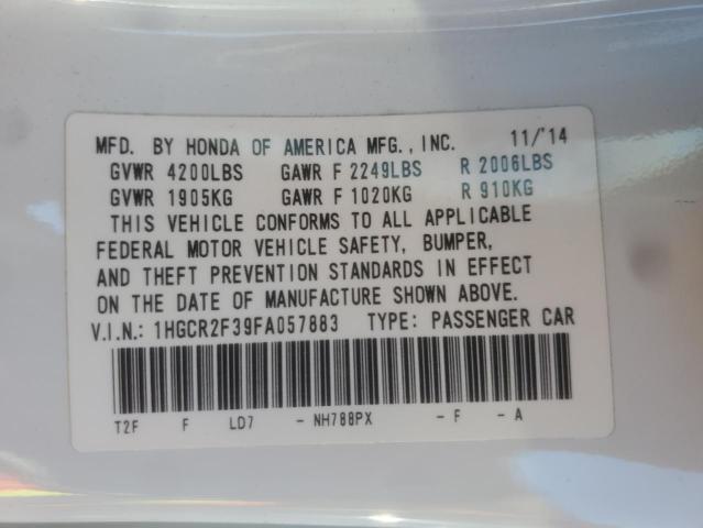 2015 HONDA ACCORD LX - 1HGCR2F39FA057883