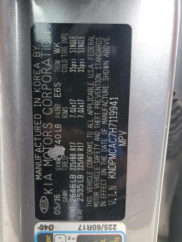 2017 KIA SPORTAGE L - KNDPMCAC7H7119941