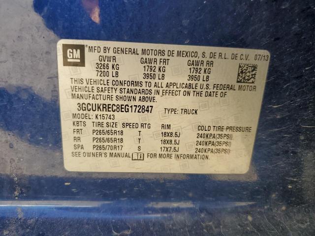 2014 CHEVROLET SILVERADO #3240747268