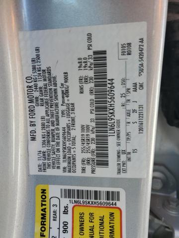 2017 LINCOLN CONTINENTA - 1LN6L9SKXH5609644