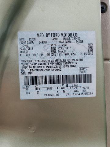 2009 FORD ESCAPE HYBRID #3283986824