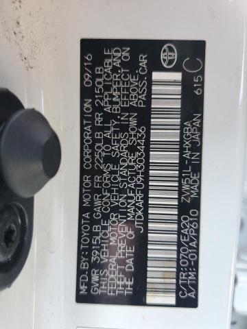 2017 TOYOTA PRIUS JTDKARFU9H3034436
