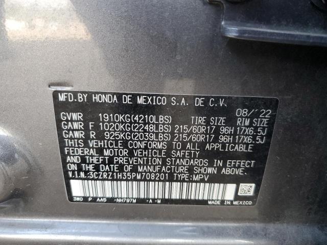 2023 HONDA HR-V LX 3CZRZ1H35PM708201