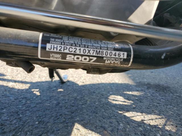 2007 HONDA VT600 JH2PC210X7M800461