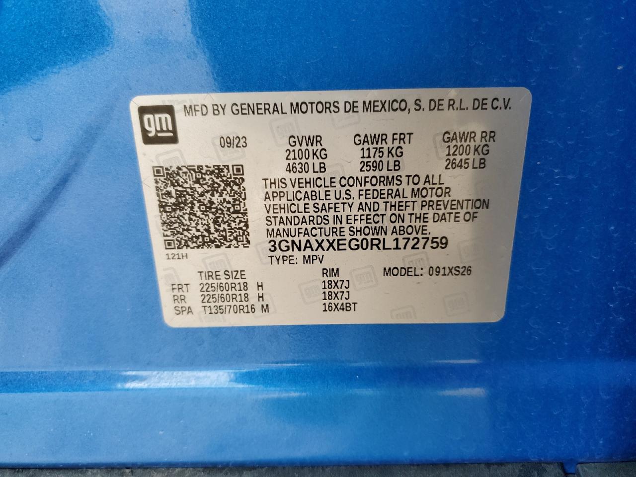 CHEVROLET EQUINOX PREMIER