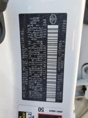 2020 TOYOTA CAMRY LE - 4T1C31AK9LU524587