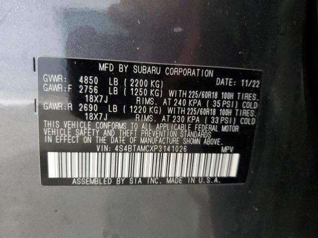 2023 SUBARU OUTBACK LI 4S4BTAMCXP3141026