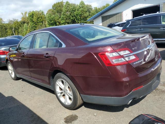 FORD TAURUS SEL 2018 burgundy  gas 1FAHP2E86JG108629 photo #3