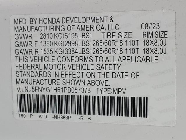 2023 HONDA PILOT TRAI #3297344743