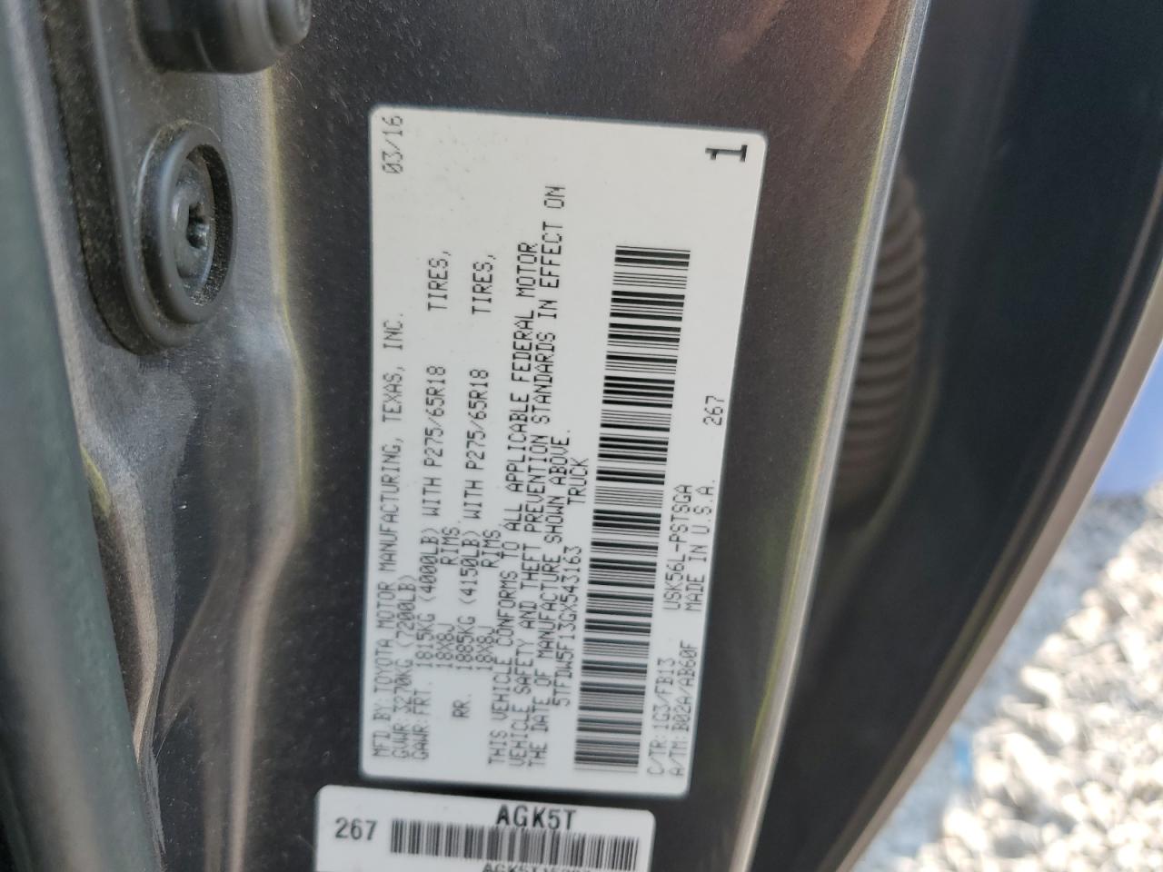 TOYOTA TUNDRA CREWMAX SR5