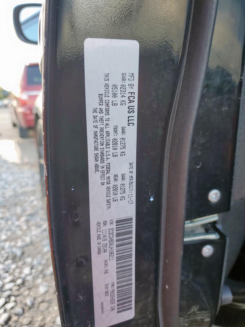 2018 DODGE CHARGER SX - 2C3CDXBG0JH186211