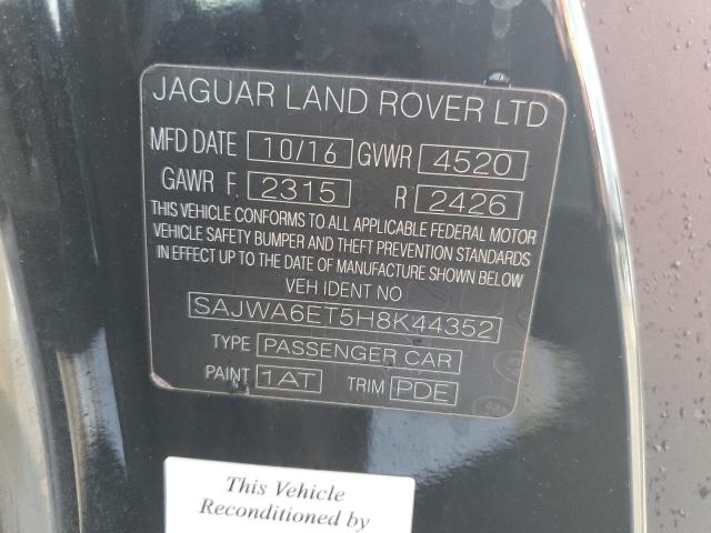 2017 JAGUAR F-TYPE SAJWA6ET5H8K44352