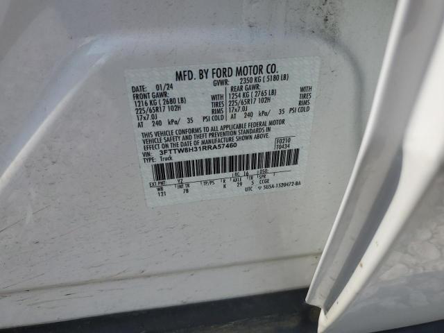 2024 FORD MAVERICK XLT - 3FTTW8H31RRA57460