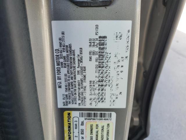 2016 FORD FUSION S F 3FA6P0H71GR148472