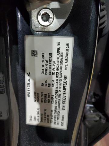 2023 TESLA MODEL 3 5YJ3E1EB4PF633790
