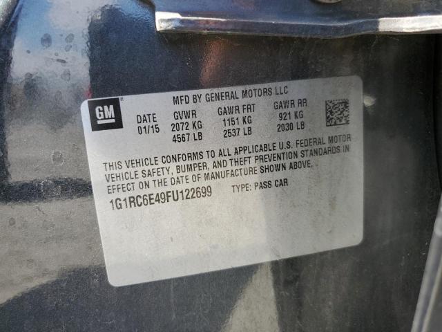 2015 CHEVROLET VOLT 1G1RC6E49FU122699
