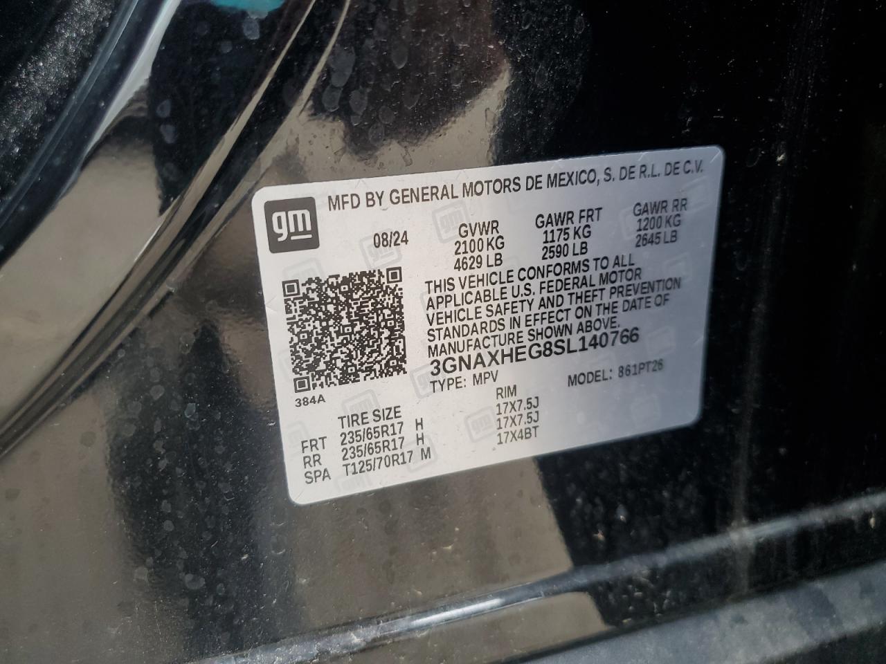 CHEVROLET EQUINOX LT