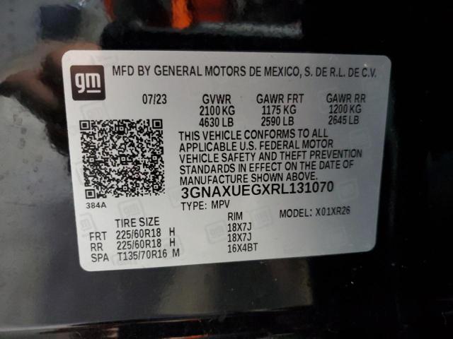 2024 CHEVROLET EQUINOX LT - 3GNAXUEGXRL131070