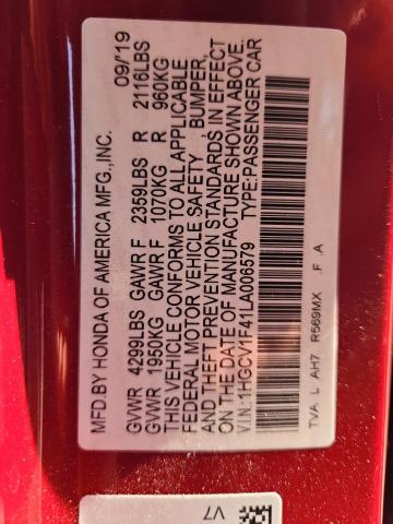 2020 HONDA ACCORD EX - 1HGCV1F41LA006579