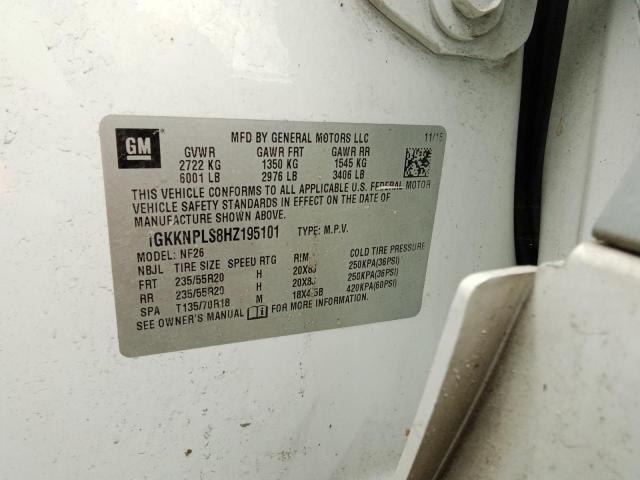 2017 GMC ACADIA DEN 1GKKNPLS8HZ195101
