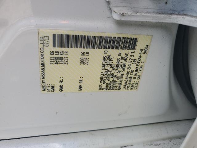 2013 NISSAN MAXIMA S - 1N4AA5AP4DC845731