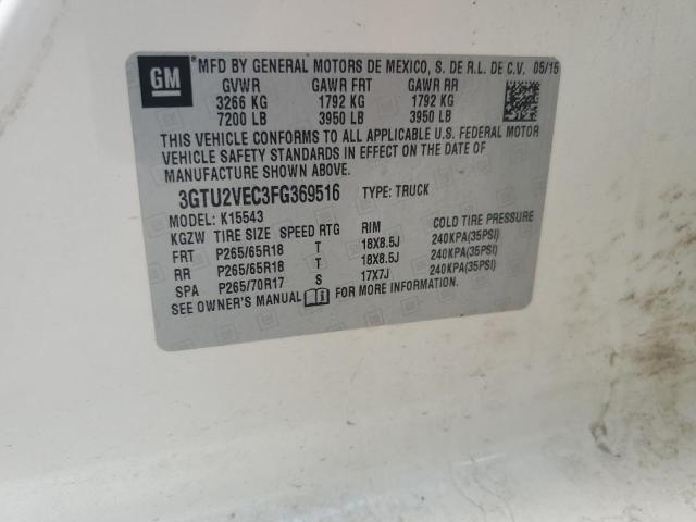 2015 GMC SIERRA K15 - 3GTU2VEC3FG369516