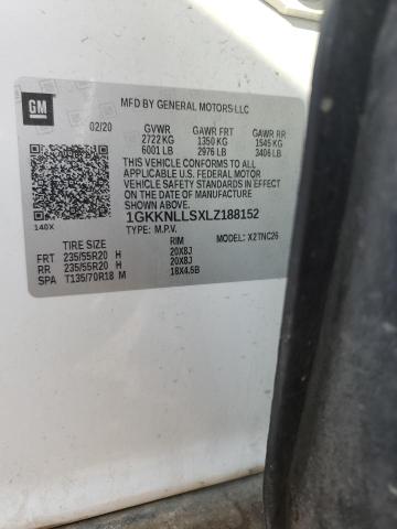 2020 GMC ACADIA AT4 1GKKNLLSXLZ188152