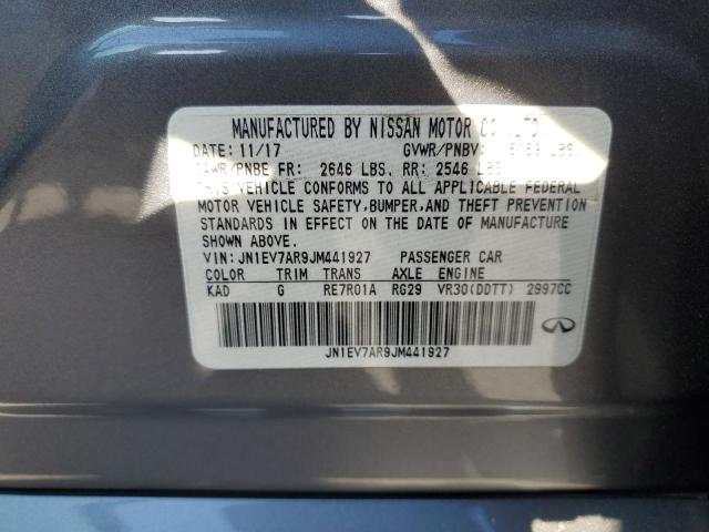 2018 INFINITI Q50 LUXE - JN1EV7AR9JM441927