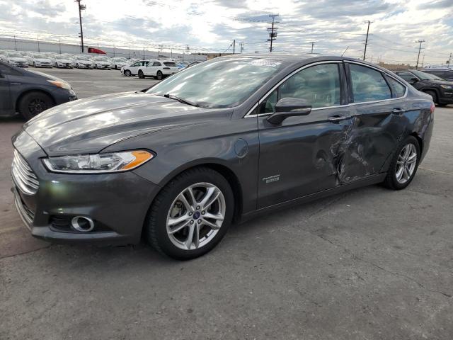 FORD FUSION TIT 2016 gray  hybrid engine 3FA6P0SU4GR154975 photo #1