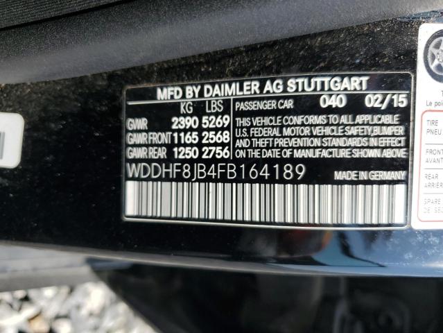 2015 MERCEDES-BENZ E 350 4MAT WDDHF8JB4FB164189